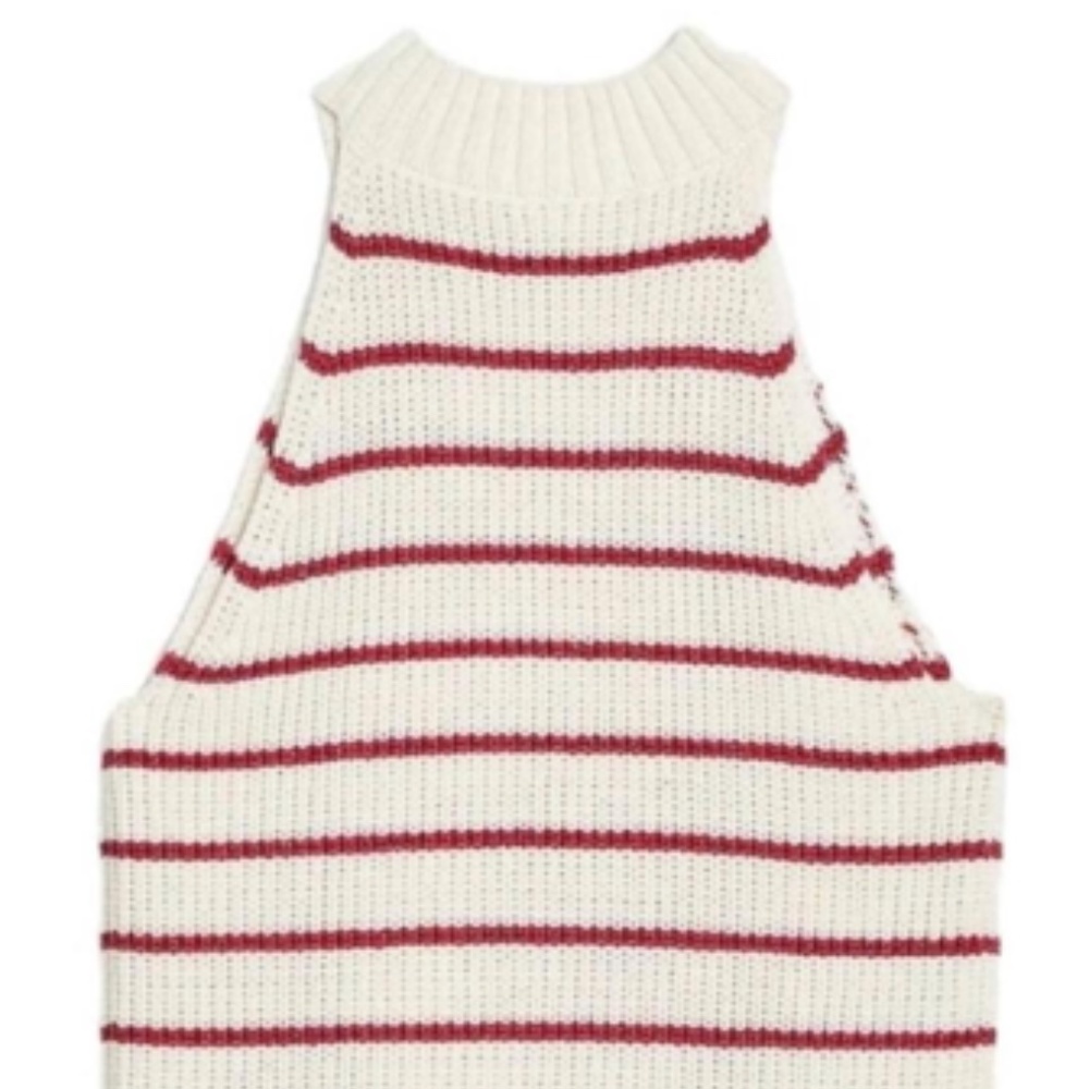 Loft Striped Halter Sweater